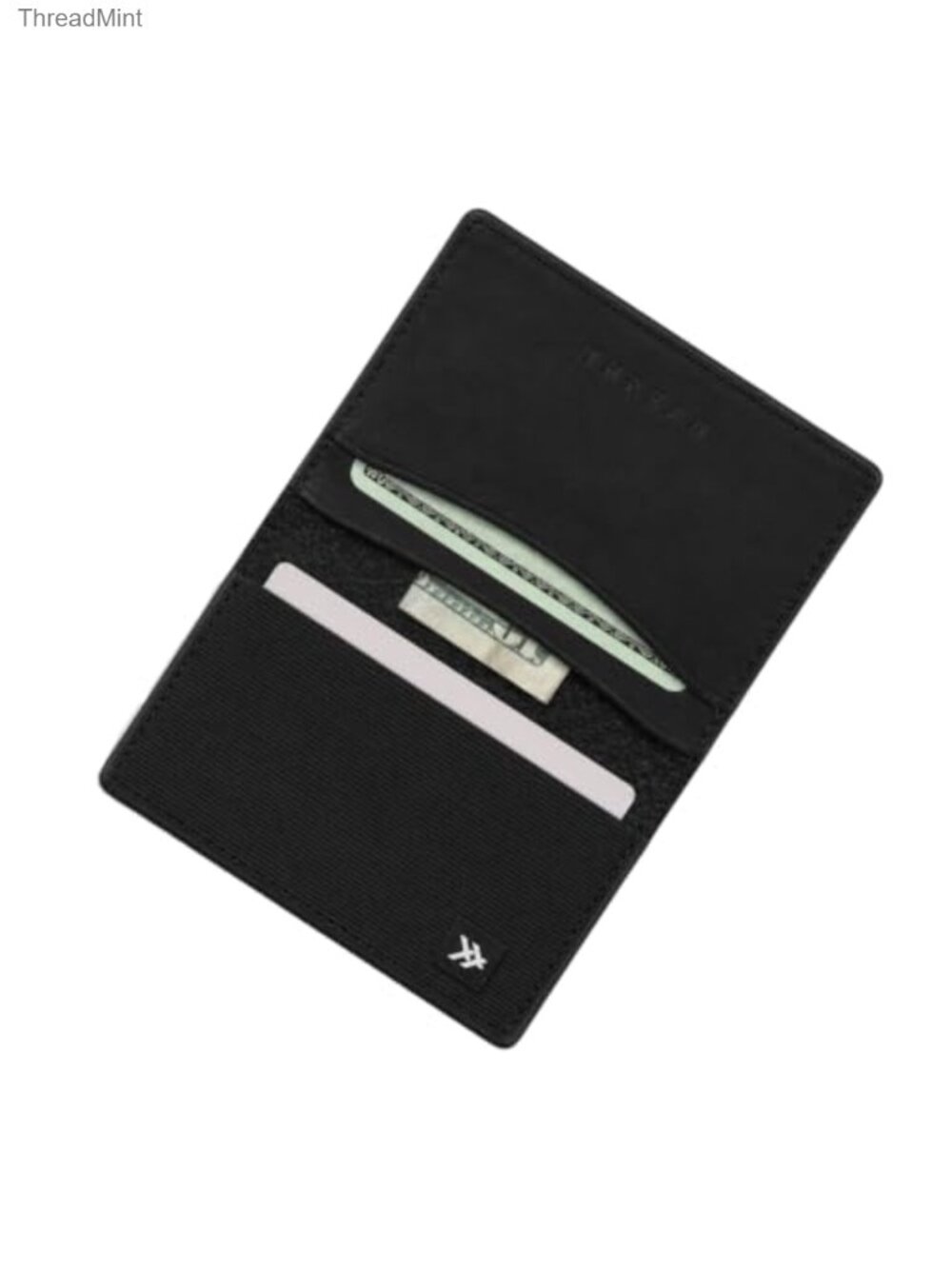 Slim Leather Bifold Wallet RFID Blocking Card Holder